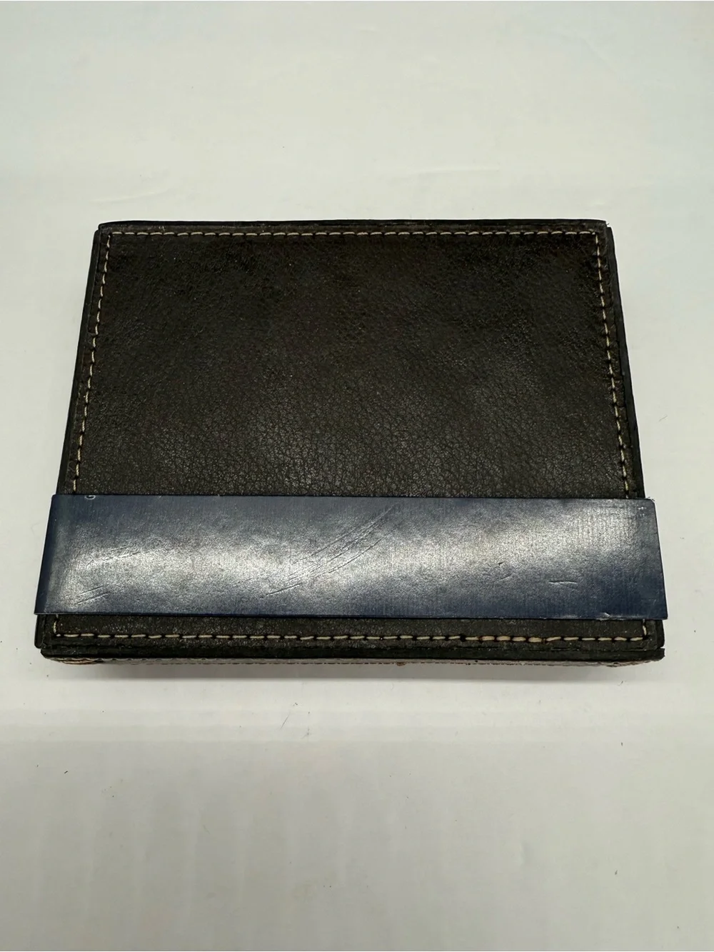 Bass branded leather